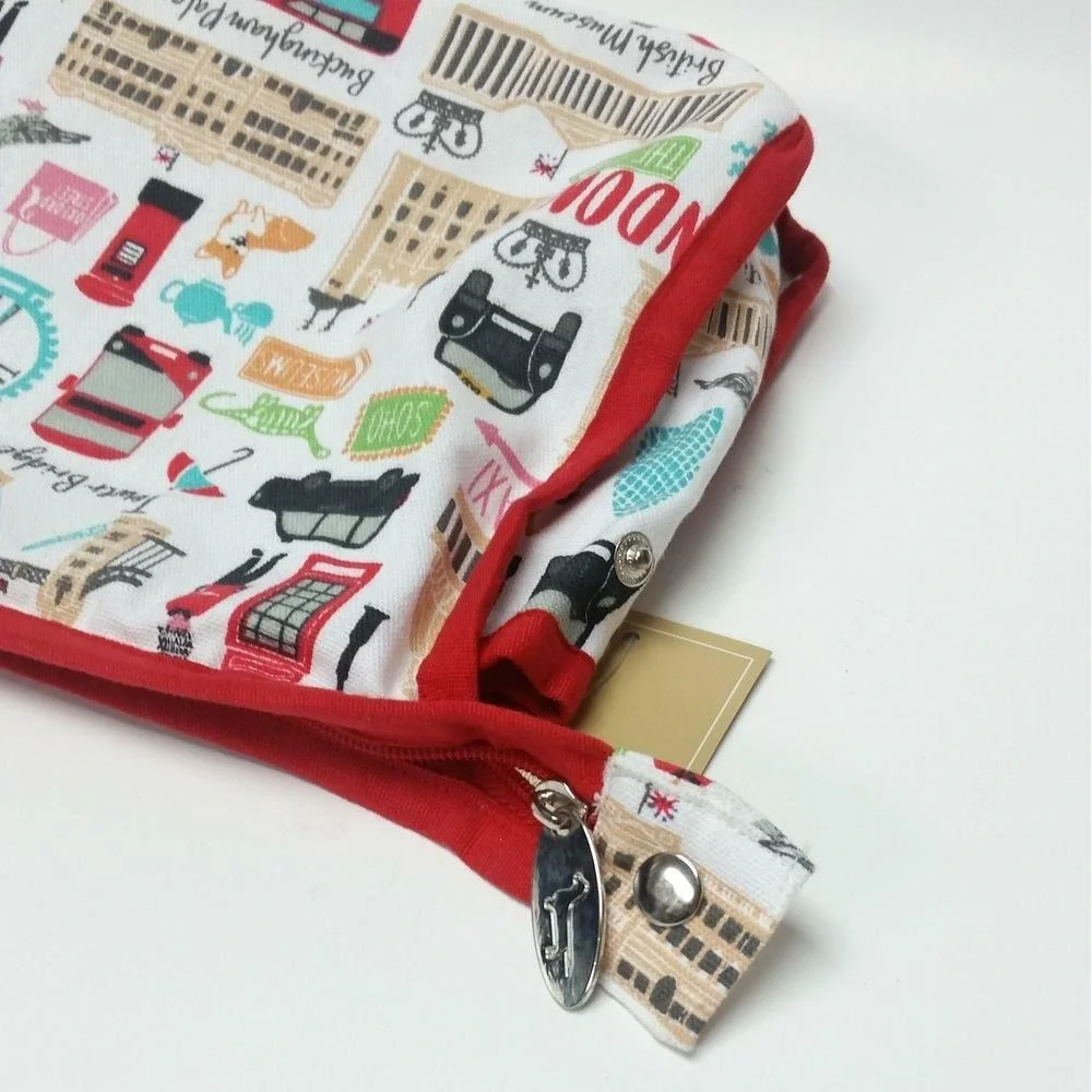 Milly Green British Design Buckingham Palace The London Cosmetic Makeup Bag